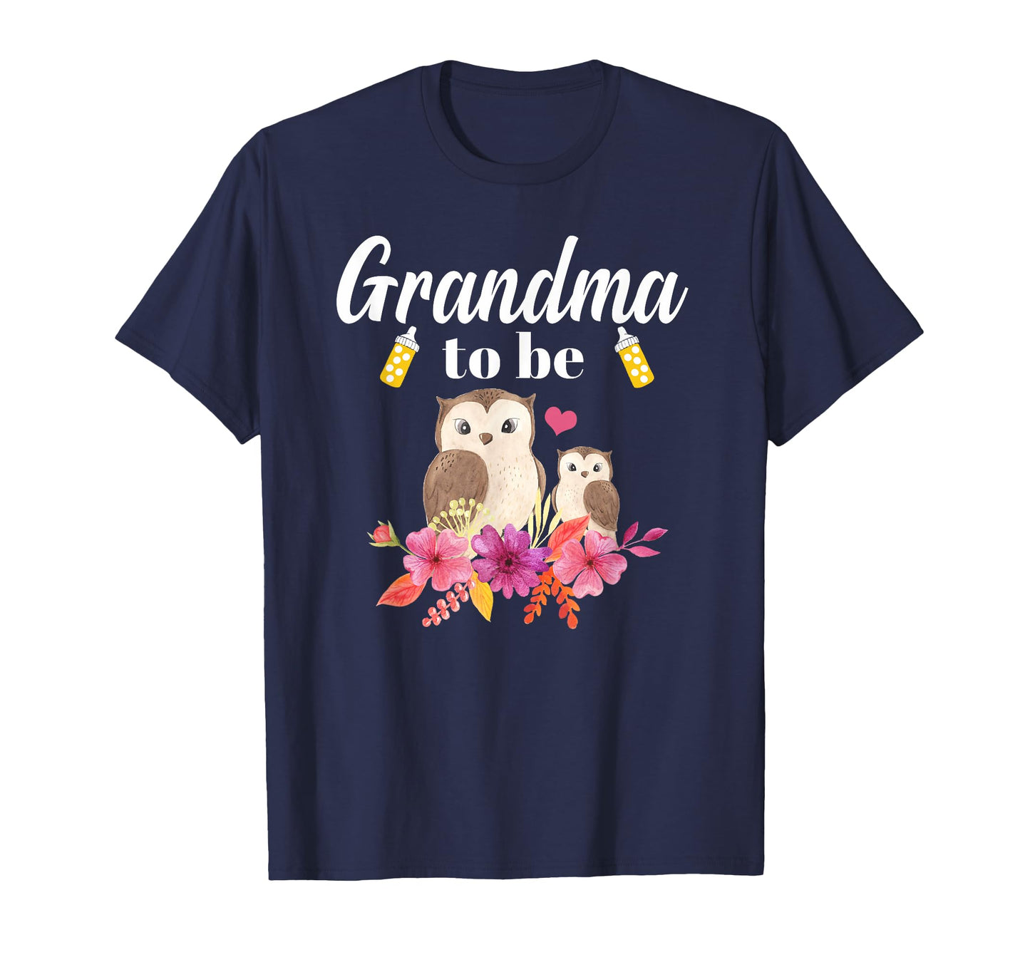 Grandma To Be Owl Baby Shower T-Shirt
