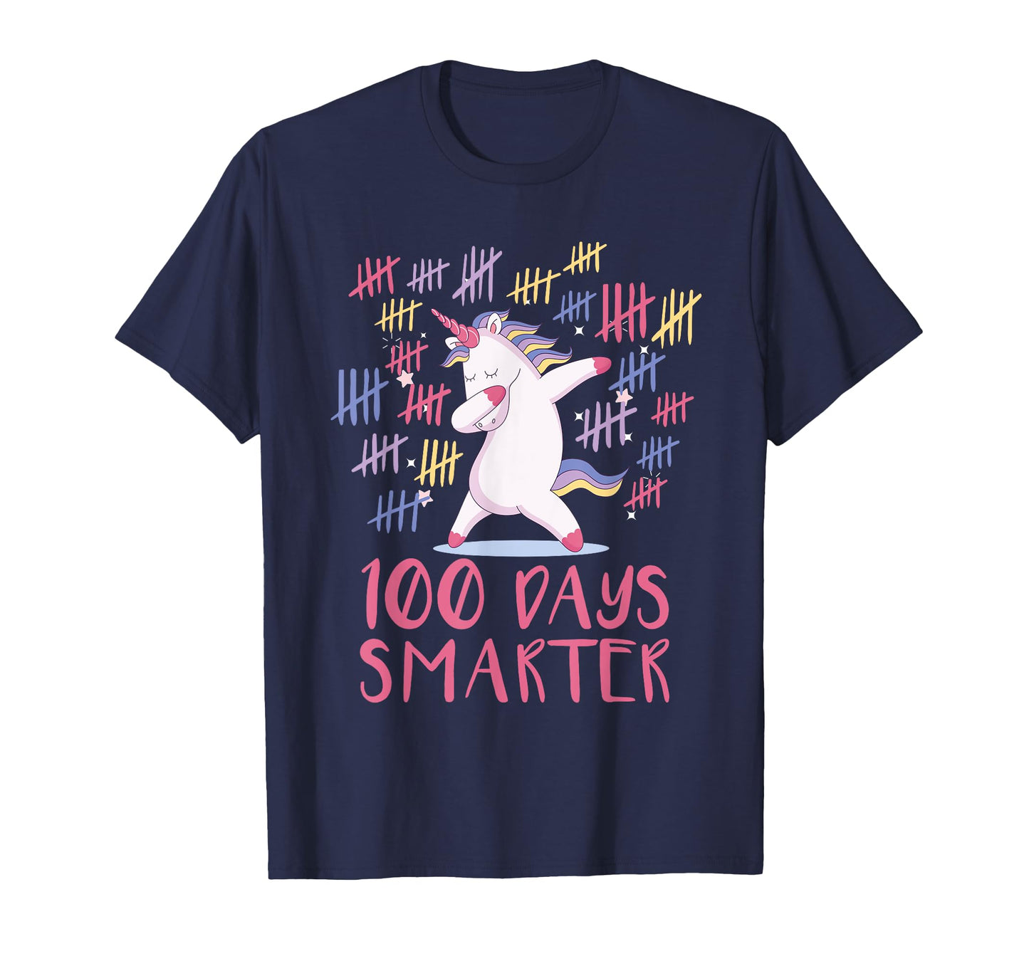 First 100 Days Of School Unicorn Tshirt, 100 Days Smarter T-Shirt