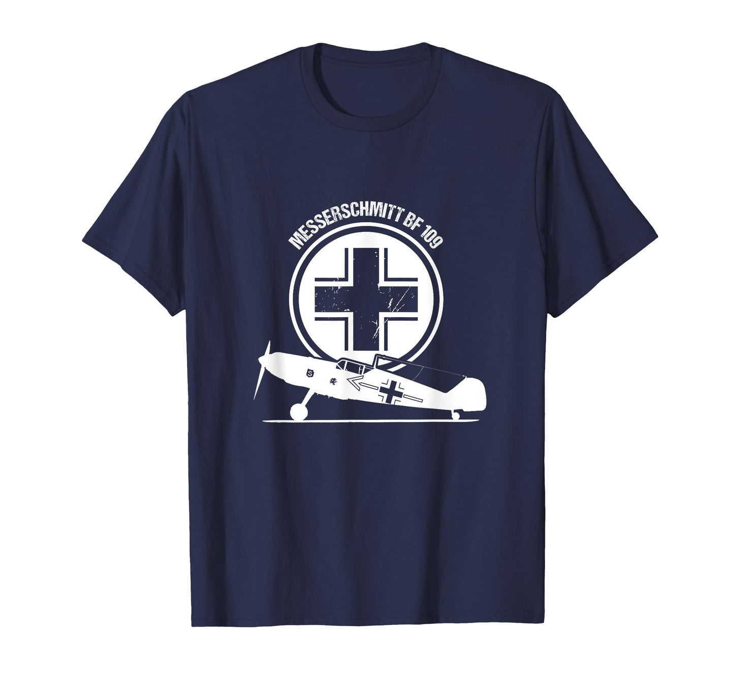 Vintage Luftwaffe Messerschmitt BF Pilot Gift Warbird ME 109 T-Shirt