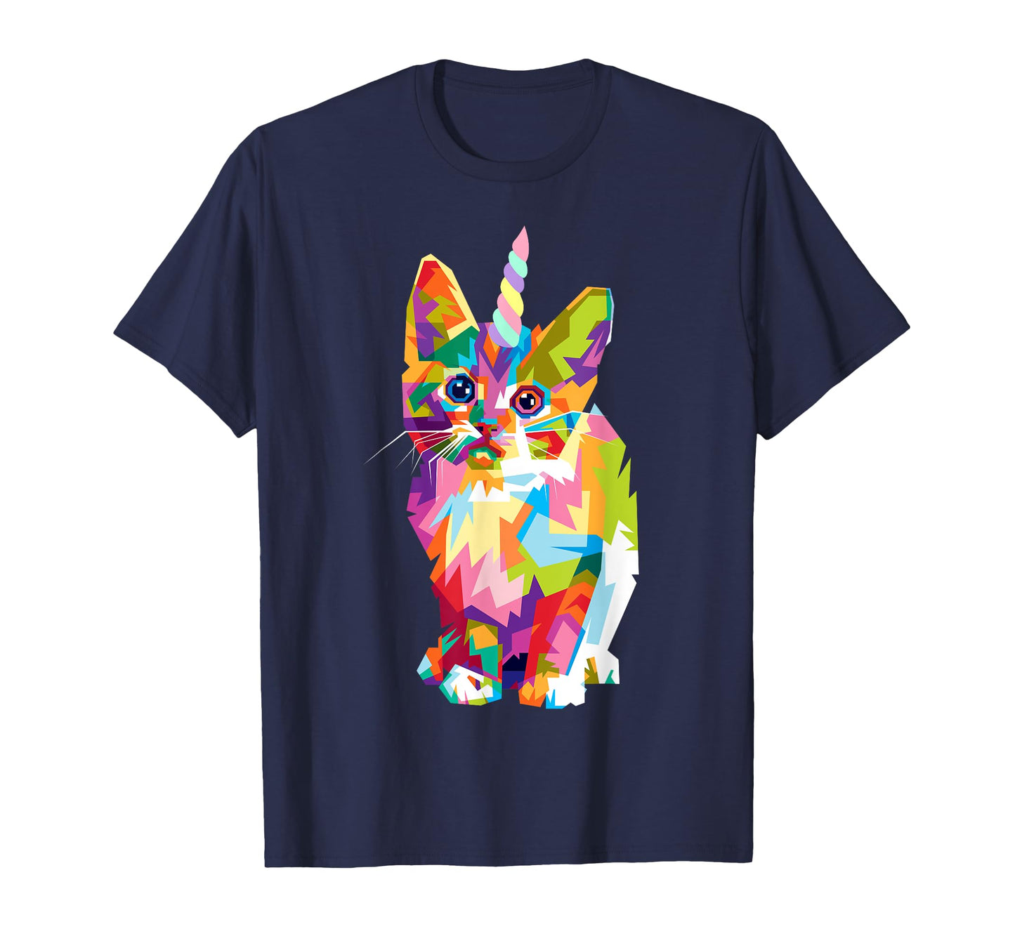 Caticorn Rainbow Shirt My Cat is a Magical Unicorn Kittycorn T-Shirt for Men Women Kids