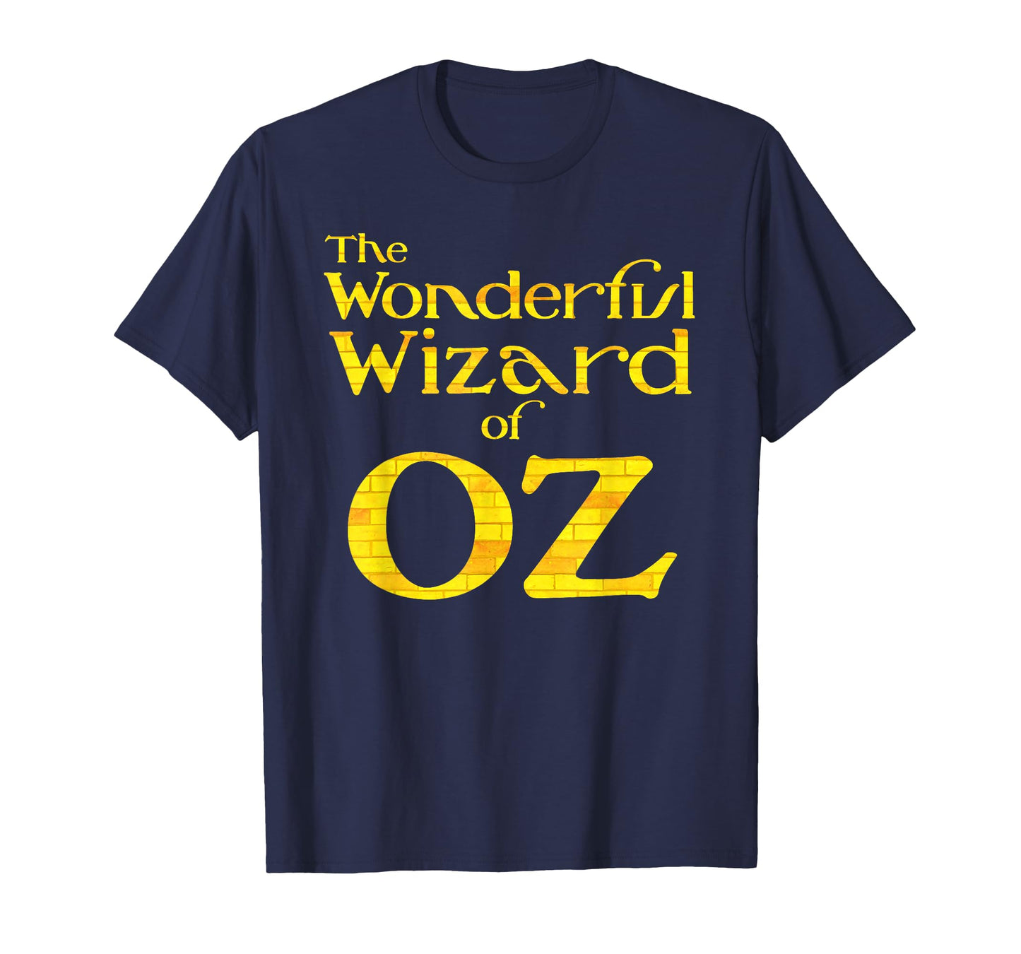 Retro Vintage Yellow Brick Road Wonderful Wizard of OZ Logo T-Shirt