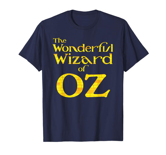 Retro Vintage Yellow Brick Road Wonderful Wizard of OZ Logo T-Shirt