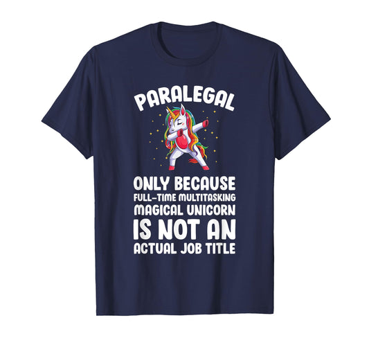 Paralegal Unicorn Legal Assistant Paralegals T-Shirt