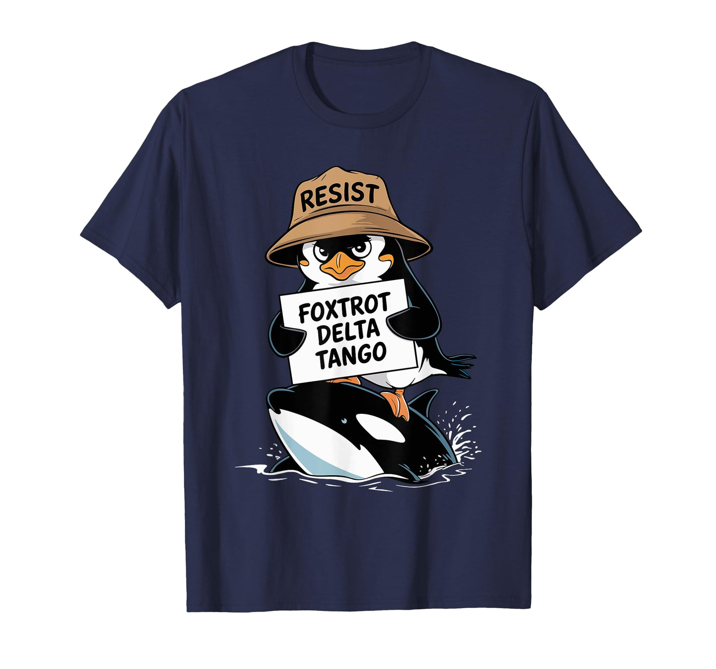 Penguins Protest Penguin Resist T-Shirt