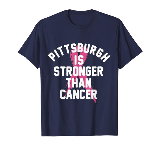 Pittsburgh Is Stronger Than Cancer Awareness T-Shirt