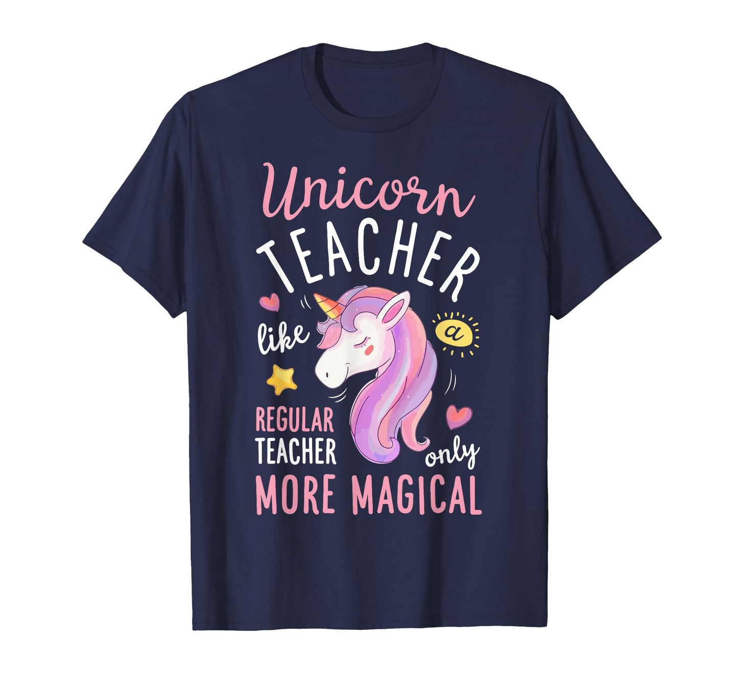 Unicorn Teacher Funny Women Teachers Back To School Gifts T-Shirt