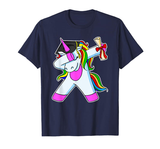 Graduation Unicorn Nursery College Primary School T-Shirt