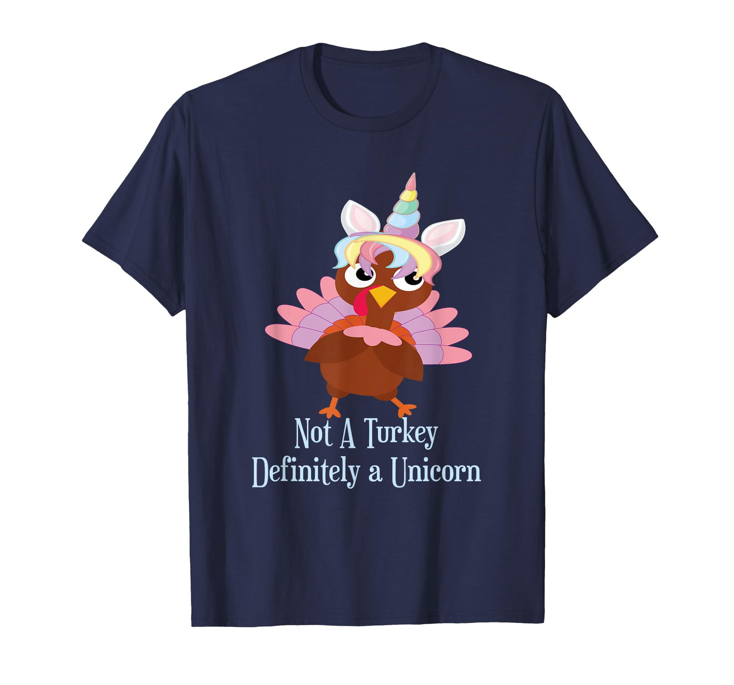 Turkey Disguise Unicorn Thanksgiving Novelty T-Shirt