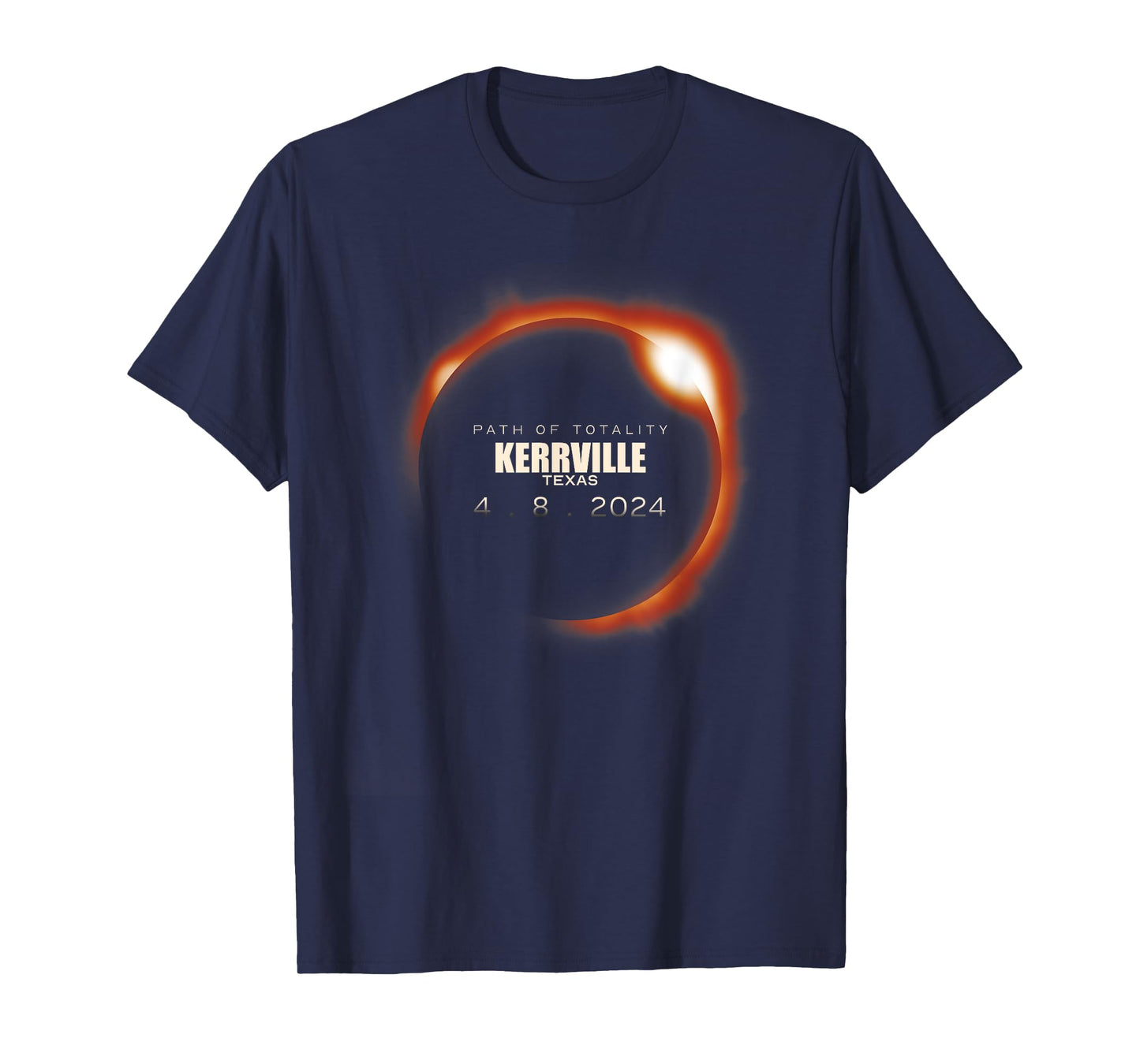 Total Solar Eclipse 2024 Kerrville Texas April 8 2024 T-Shirt