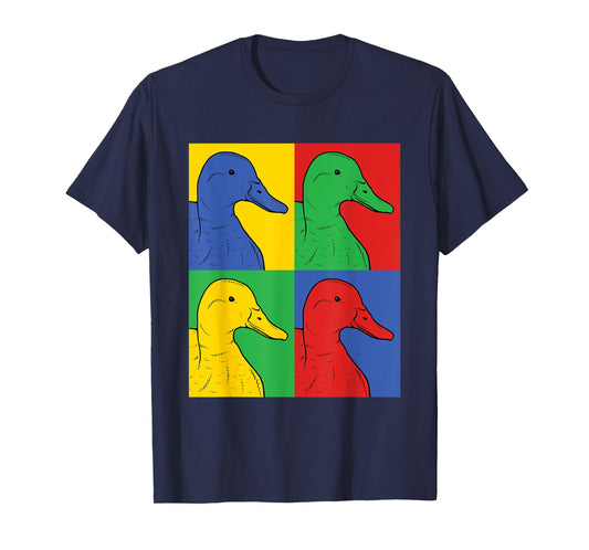 Mallard Pop Art T-Shirt - Retro Duck Tee T-Shirt