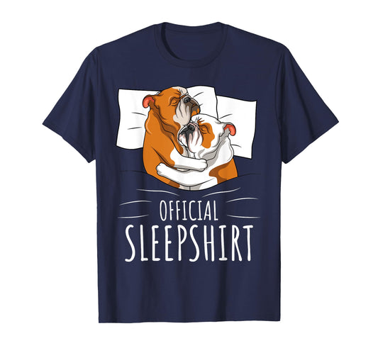 English Bulldog Official Sleepshirt Men Women Girls Kids T-Shirt