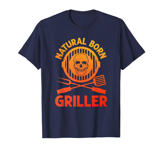 Funny BBQ Art for Men Women Grilling Meat Smoking Barbecue T-Shirt