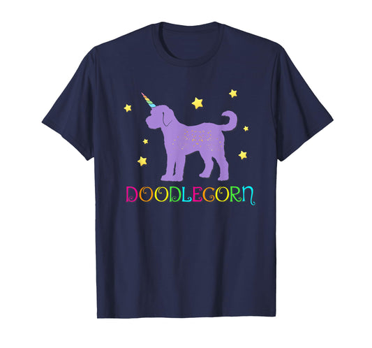 Doodlecorn Doodle Dog Unicorn Aussiedoodle Sheepadoodle Men Women Kids T-Shirt