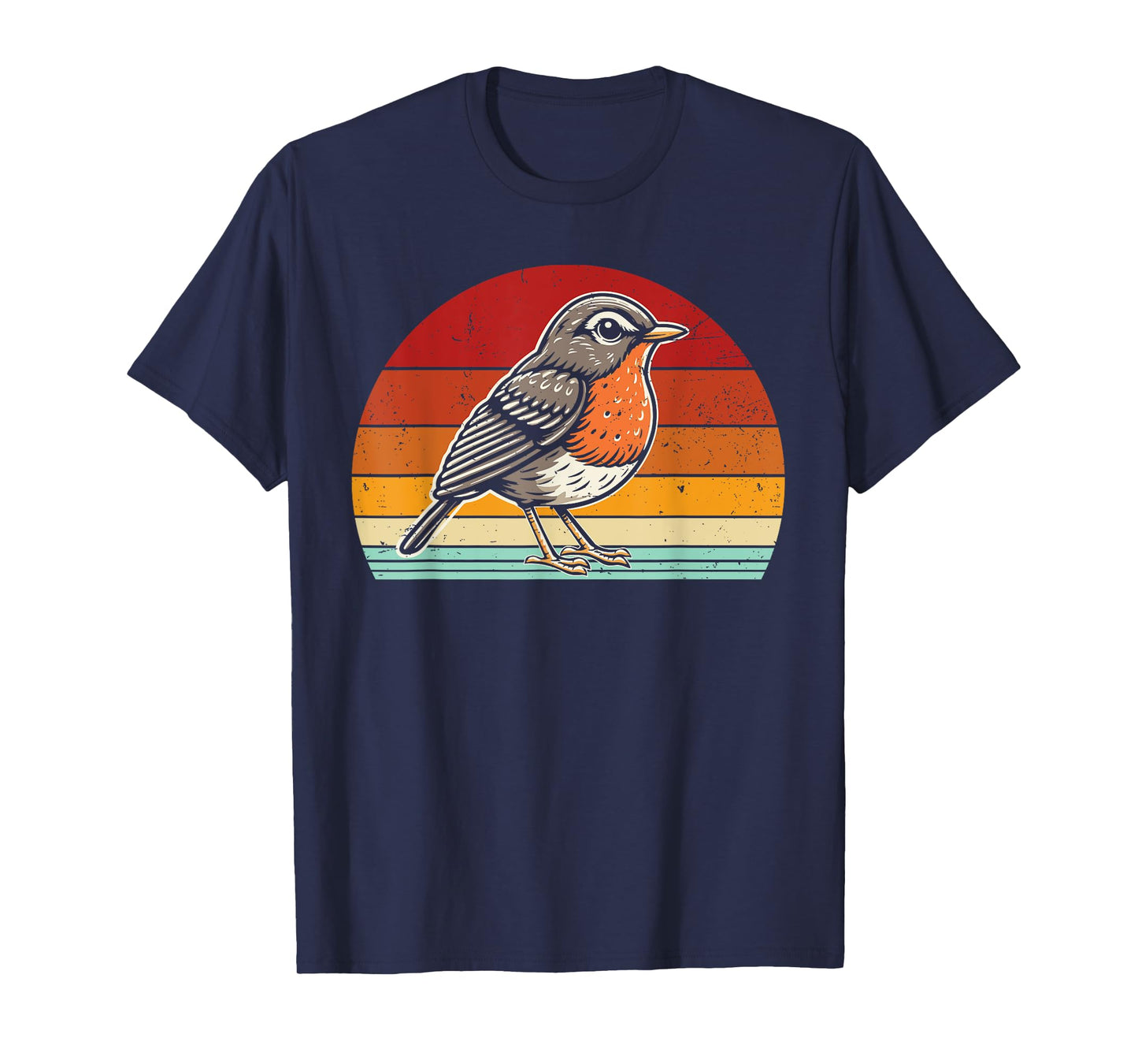 American Robin Retro T-Shirt