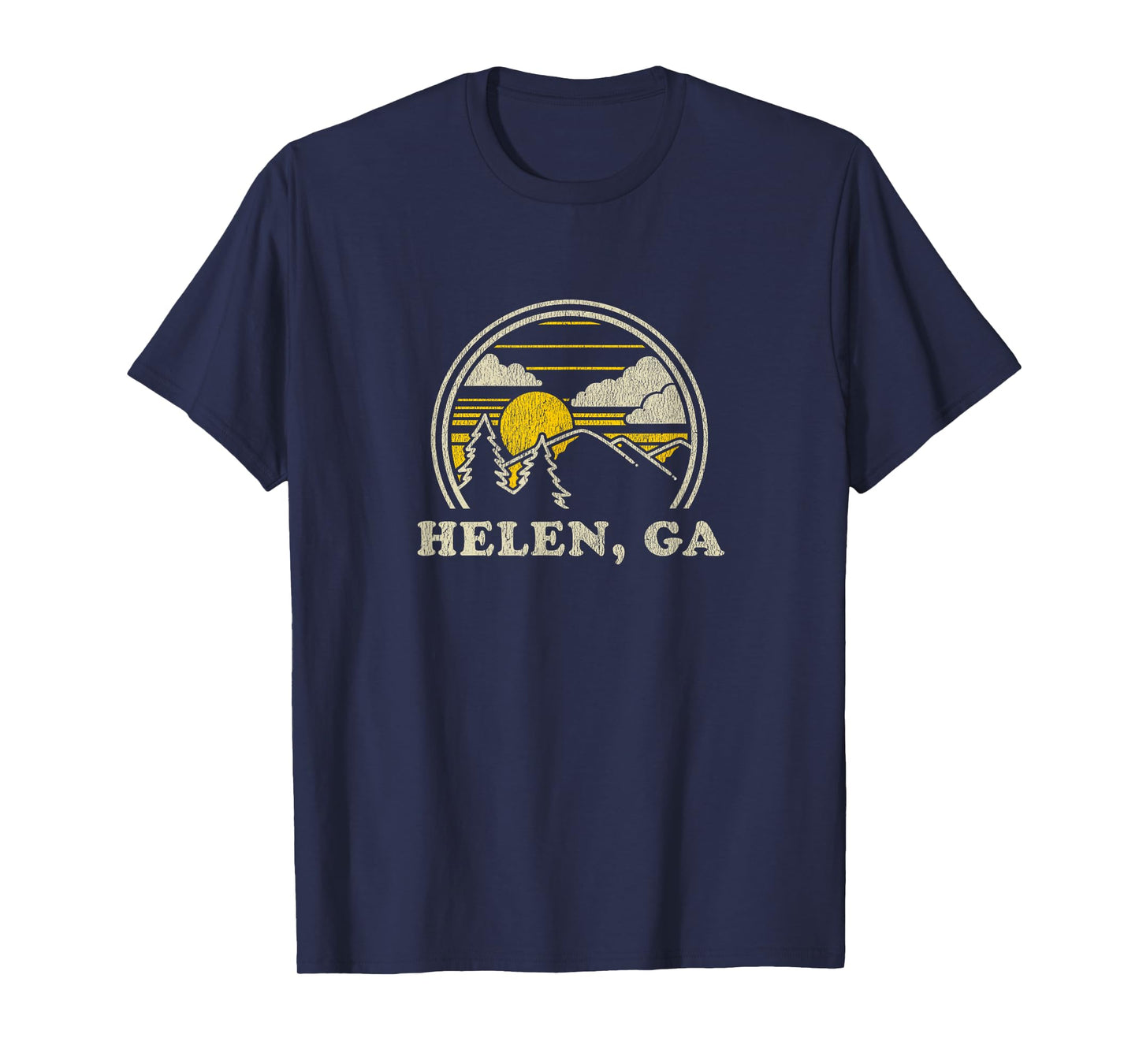 Helen Georgia GA T Shirt Vintage Hiking Mountains Tee T-Shirt