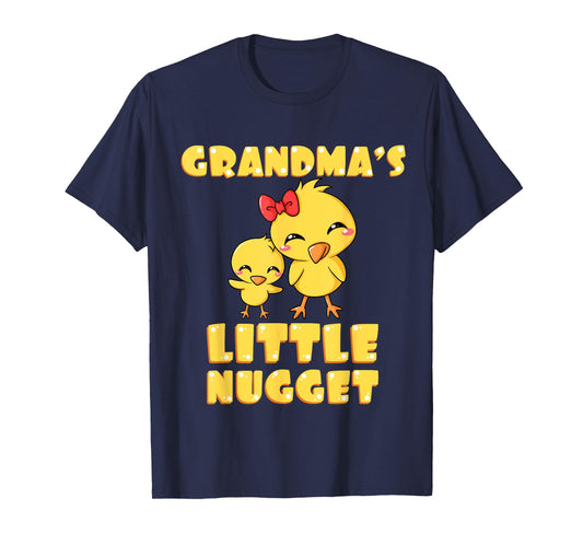 Grandma's Little Nugget Chicken Lover Grandma Mother's Day T-Shirt