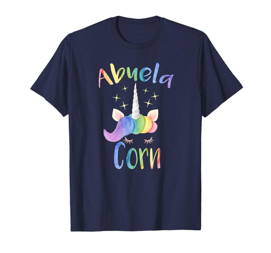 Abuelacorn Spanish Grandma Funny Unicorn T-Shirt