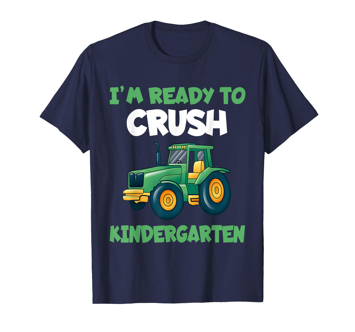 Kindergarten Kids Farm Back to School Shirt Tractors Gifts T-Shirt