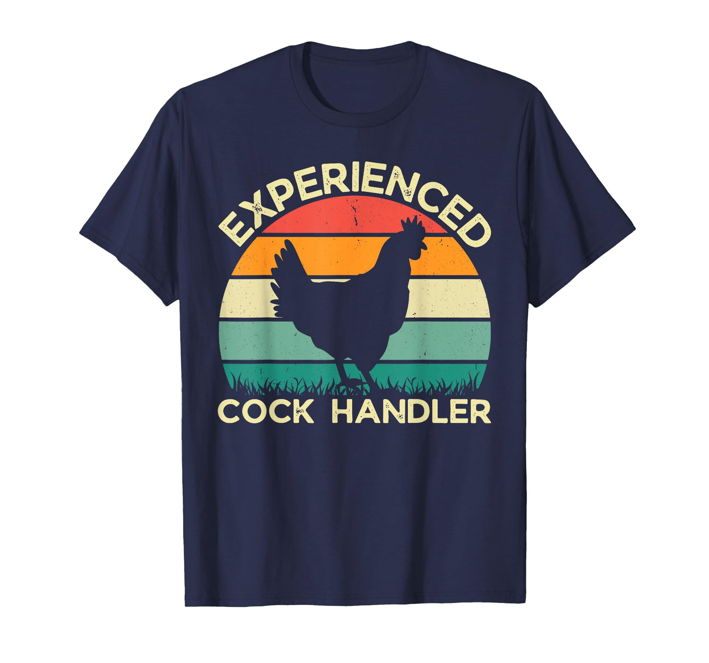 Vintage Experienced Cock Handler Inappropriate Adult T-Shirt