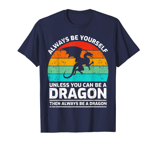 Vintage Dragon Lover Retro Cute Dragon T-Shirt