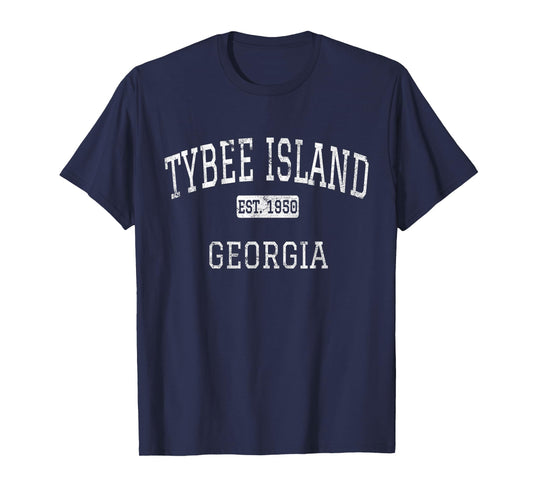 Tybee Island Georgia GA Vintage T-Shirt