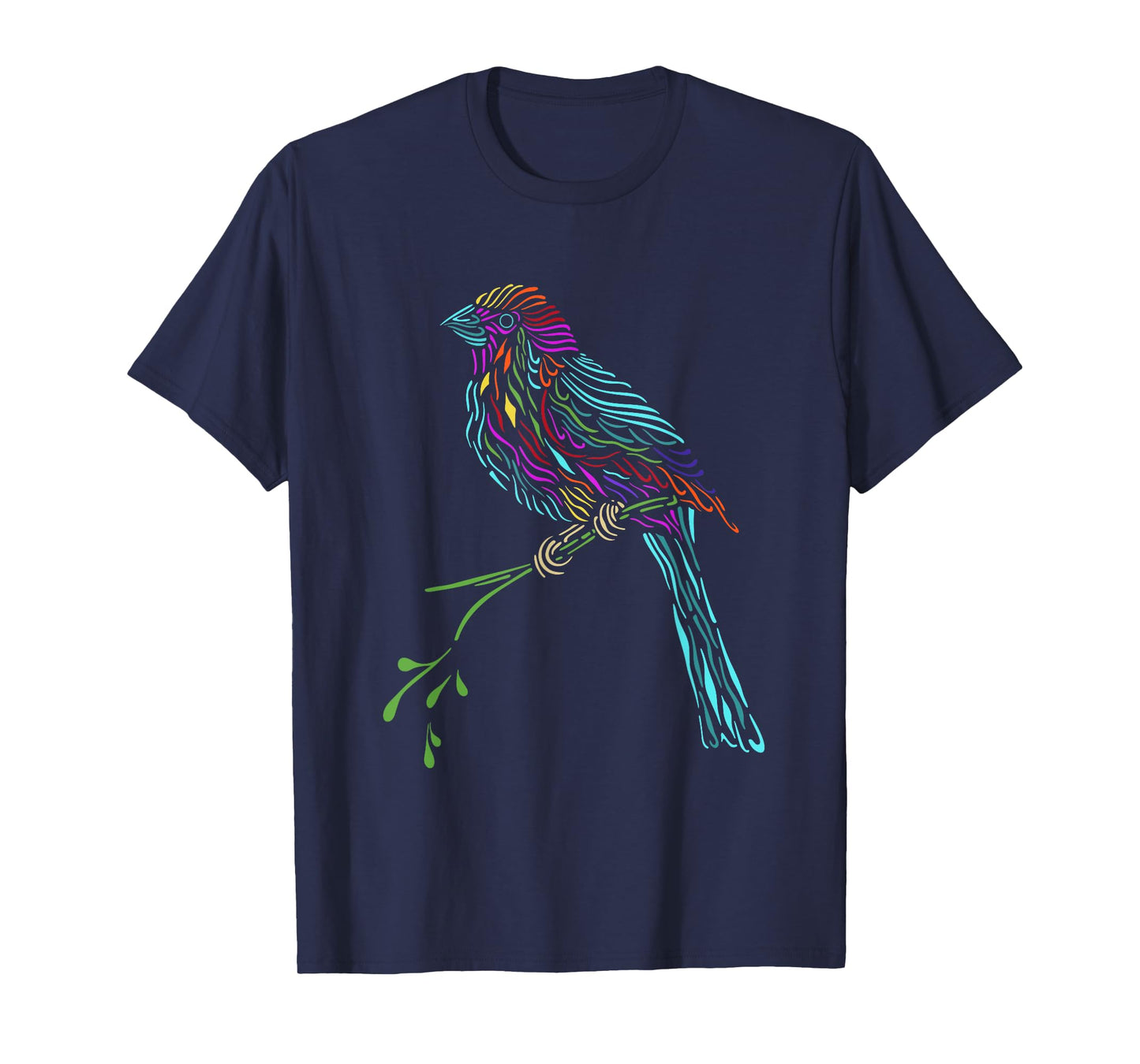Birdwatcher Colourful Bird Watching Parrot Budgie T-Shirt