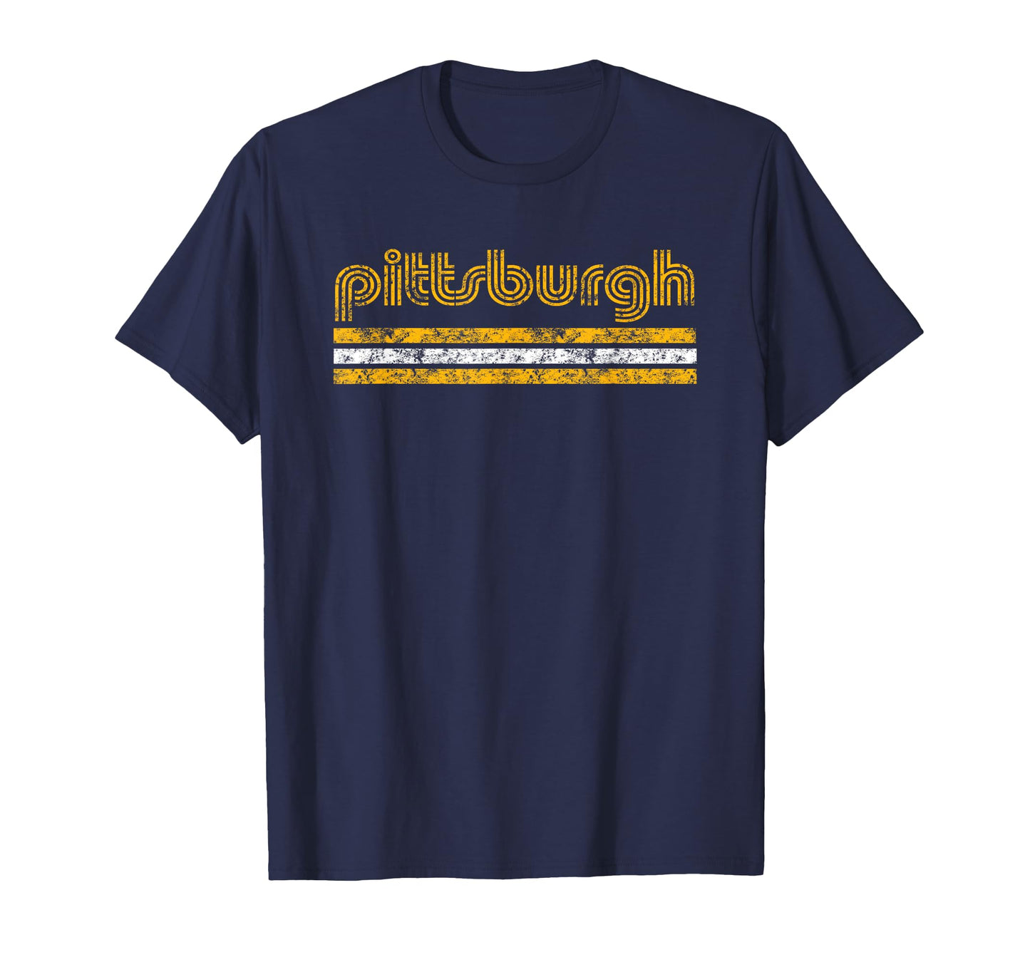 Pittsburgh Pennsylvania Retro Vintage Weathered T-Shirt
