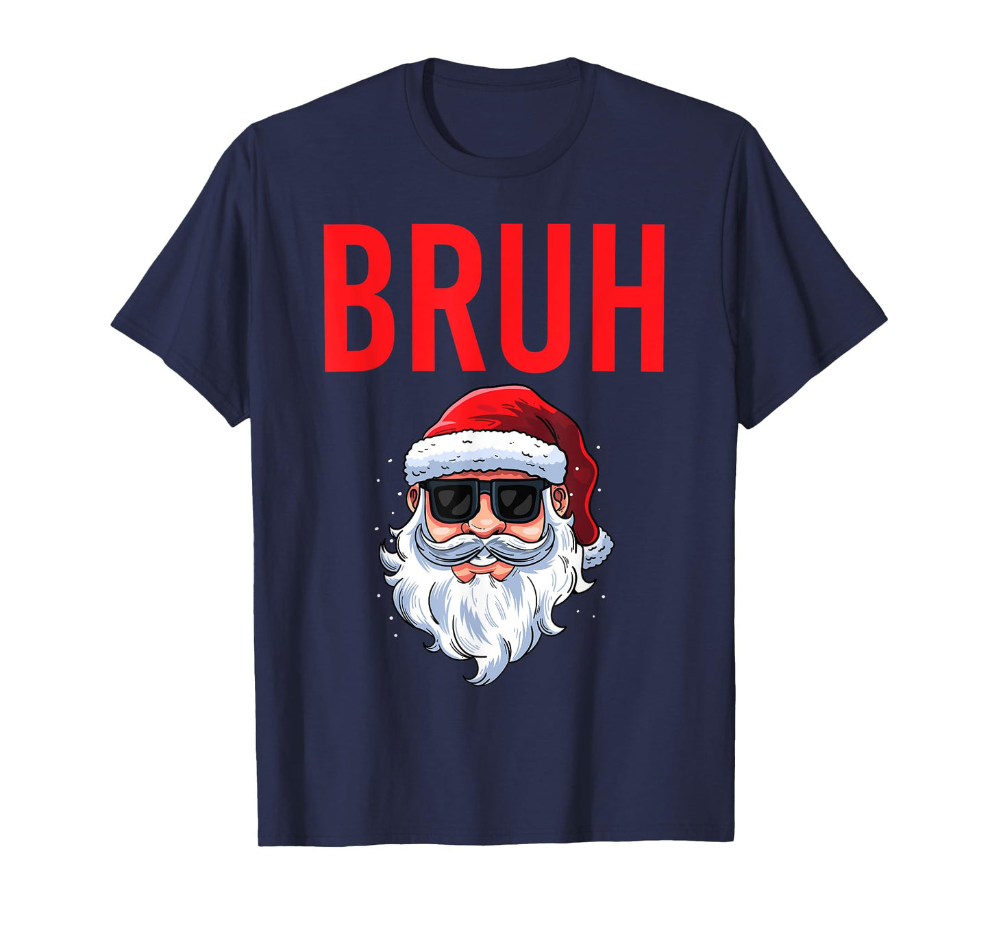 Merry Christmas Bruh Meme Funny Saying for Brother Boys Men T-Shirt