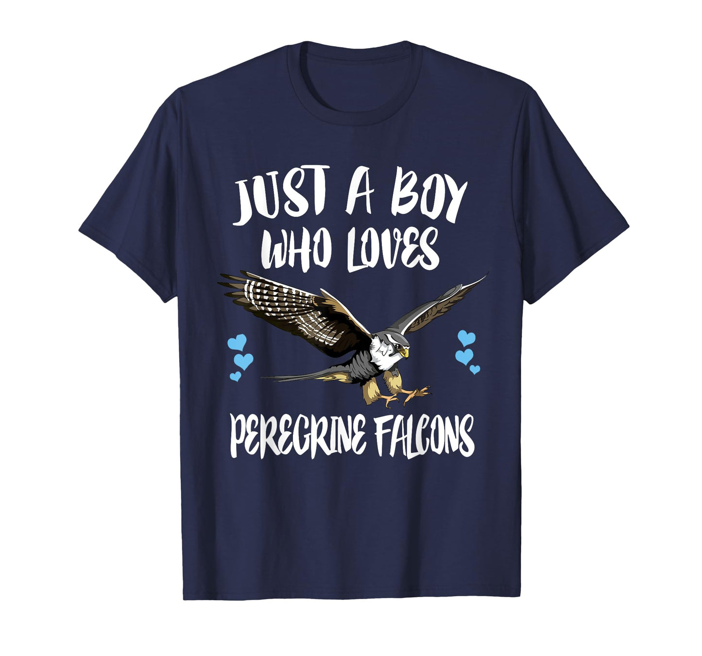 Just A Boy Who Loves Peregrine Falcons Birds T-Shirt