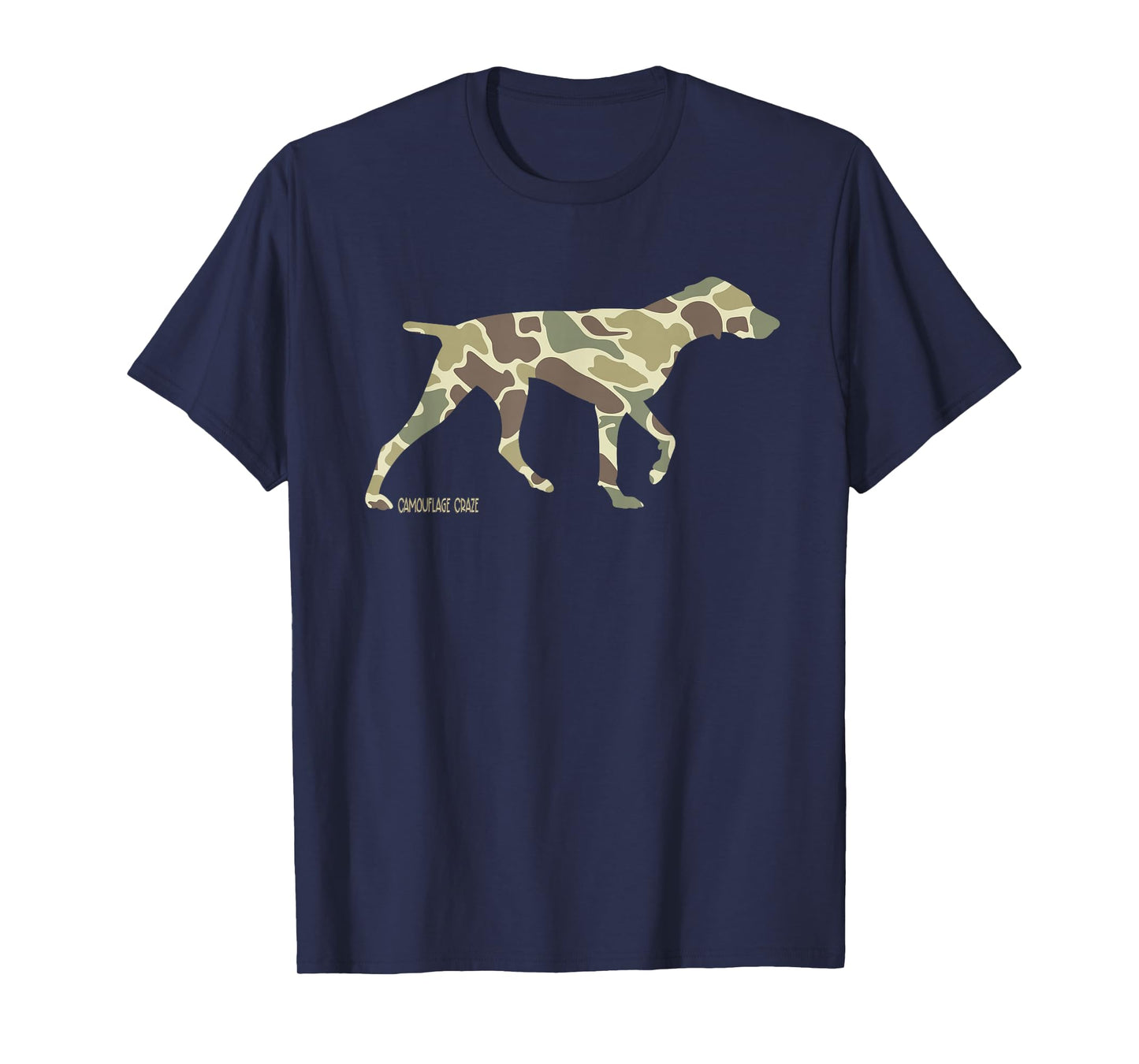 Hunting Dog Camouflage Camo Dog Labrador Hunting Camo Hunter Men Women Kids T-Shirt
