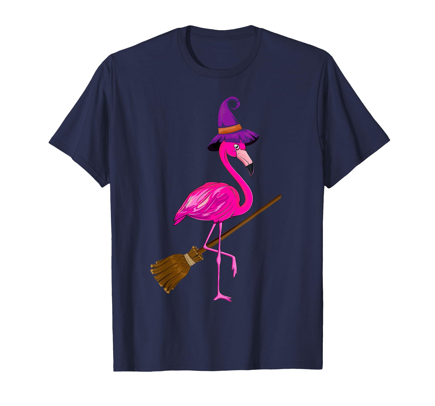 Happy Halloween Pumpkin Flamingo - Flamingo Lover Halloween T-Shirt