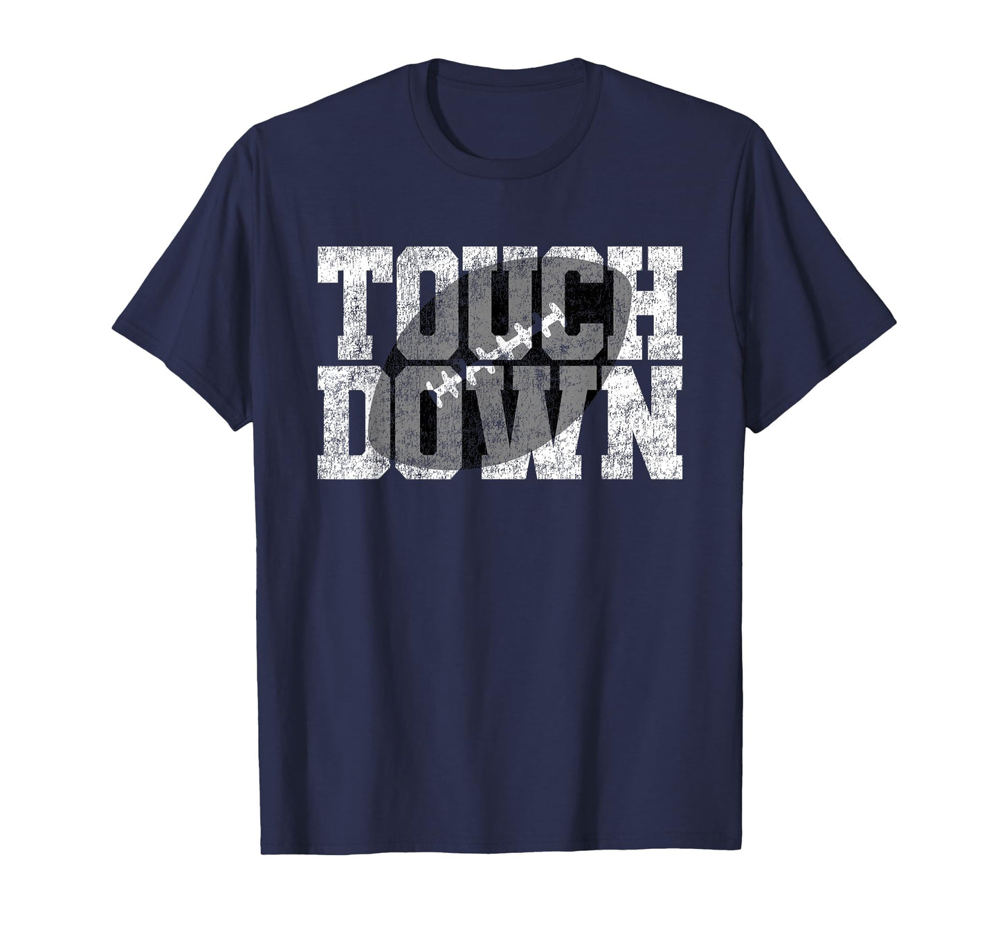 Football Fan Gear Vintage Touchdown Graphic Novelty T-Shirt