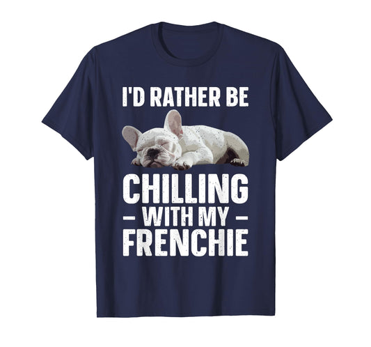 French Bulldog Art For Men Women French Bulldog Frenchie T-Shirt
