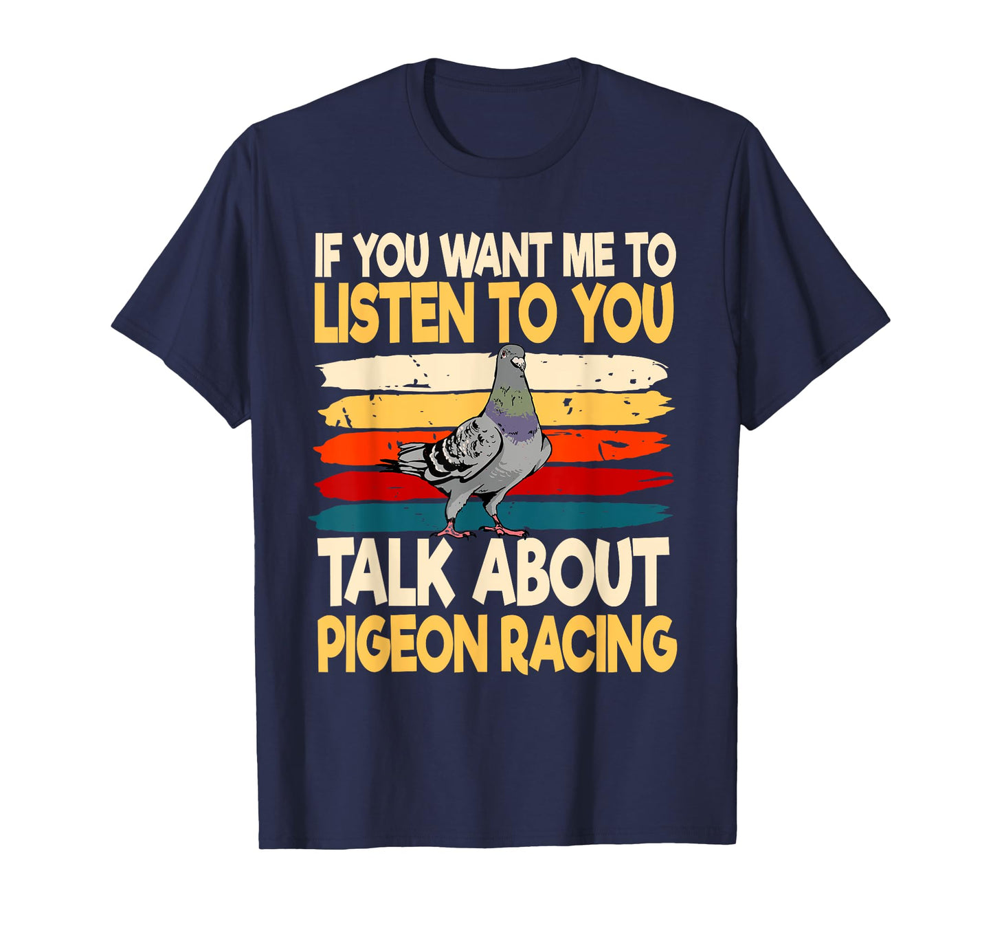 Pigeon Racing Breeder Retro Vintage T-Shirt