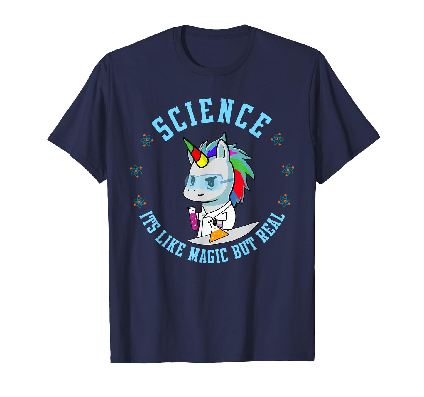 Unicorn Scientist Funny Science Is Like Magic But Real T-Shirt