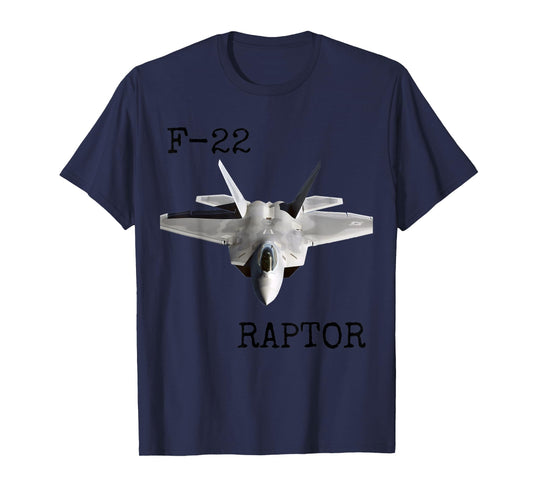 Air Force F-22 Raptor Fighter Jet Military Veteran T-Shirt T-Shirt