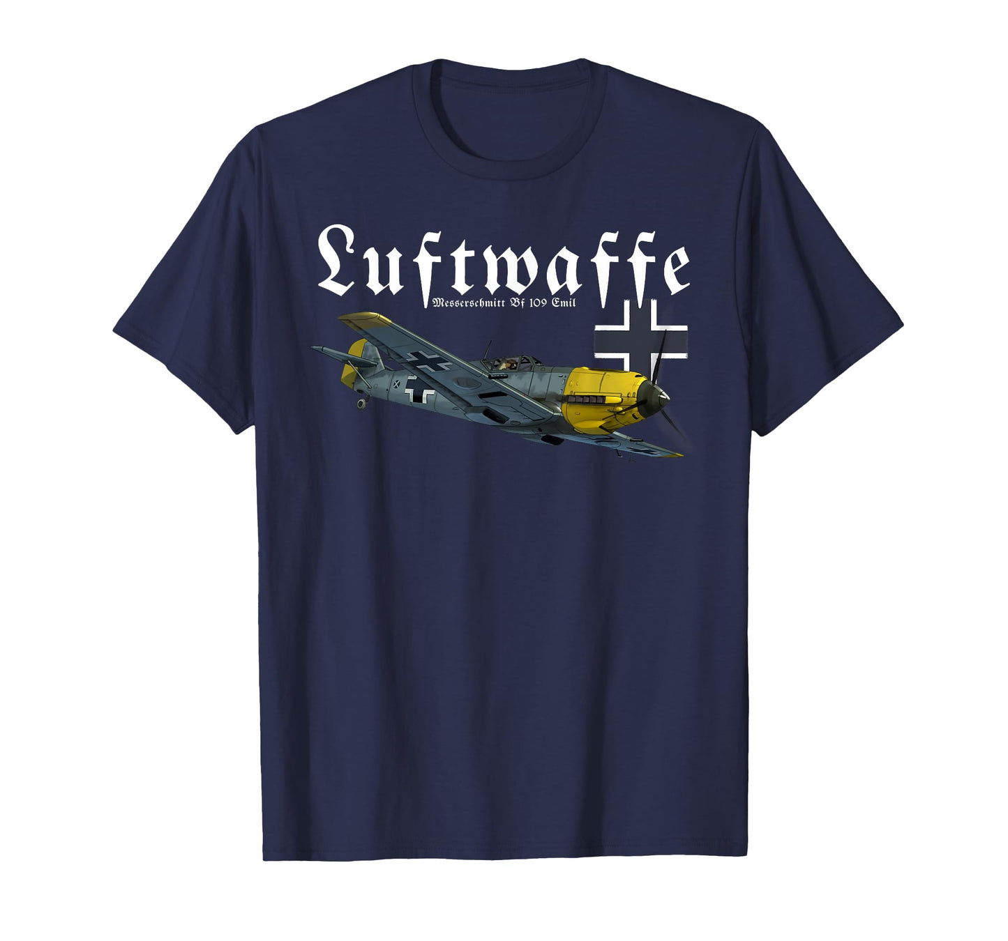 German Warbird I Messerschmitt BF-109 I WW2 Airplanes T-Shirt