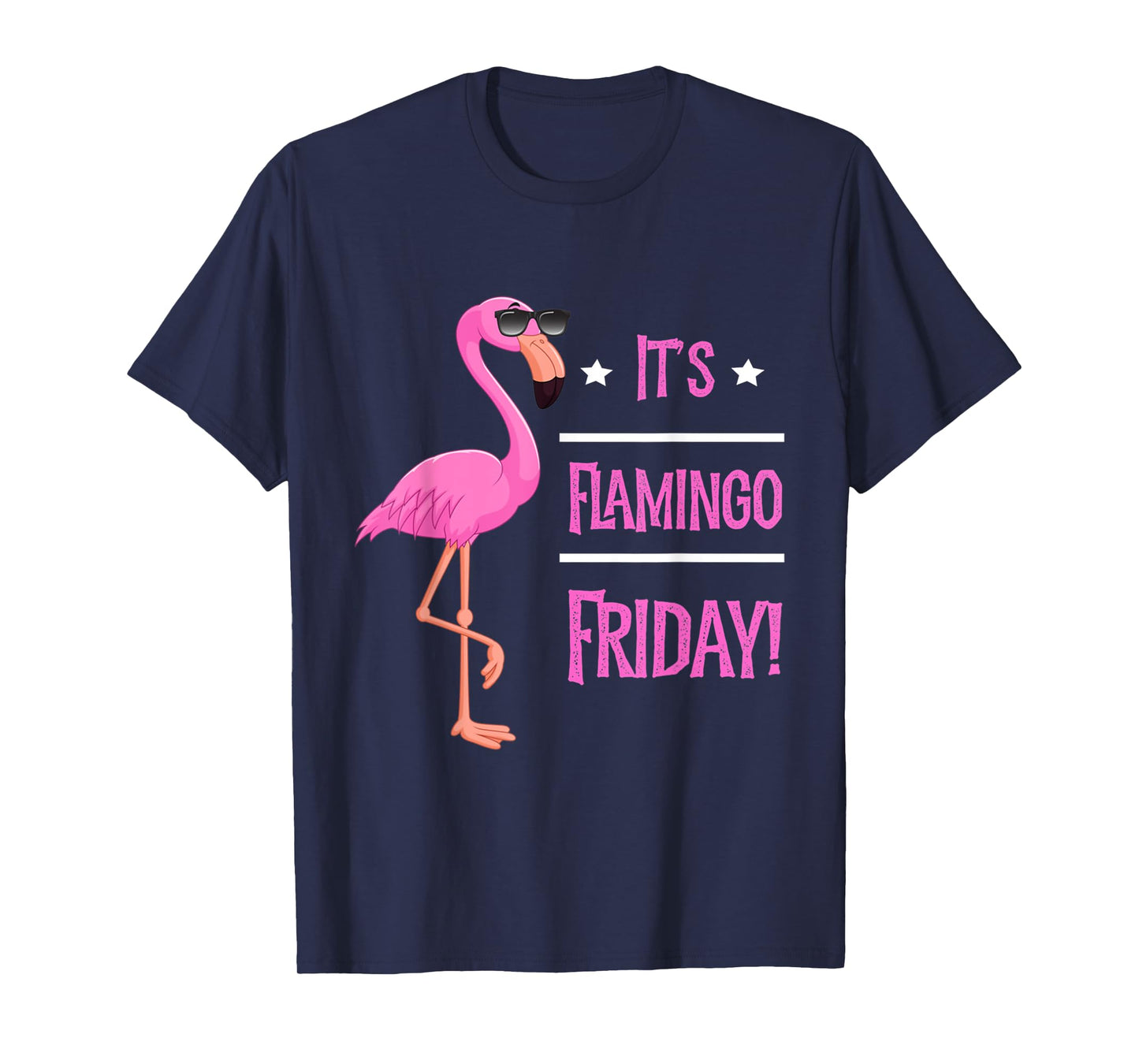 Flamingo It’s Flamingo Friday Birds Wearing Glasses T-Shirt