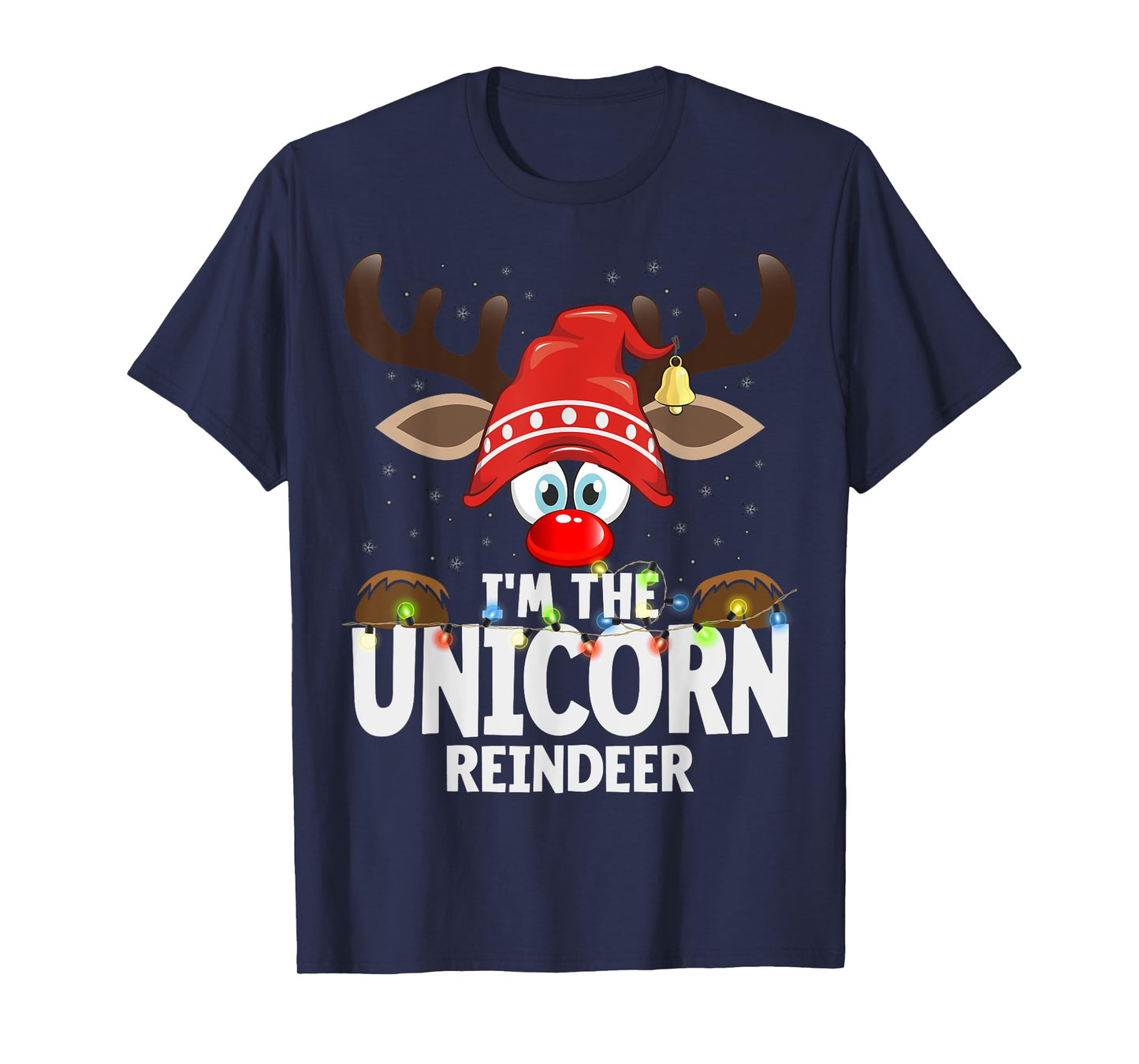 Christmas Matching I'm The Unicorn Reindeer T-Shirt
