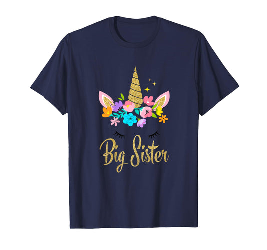 Kids Unicorn Big Sister Shirt I'm going to be a big sister T-Shirt