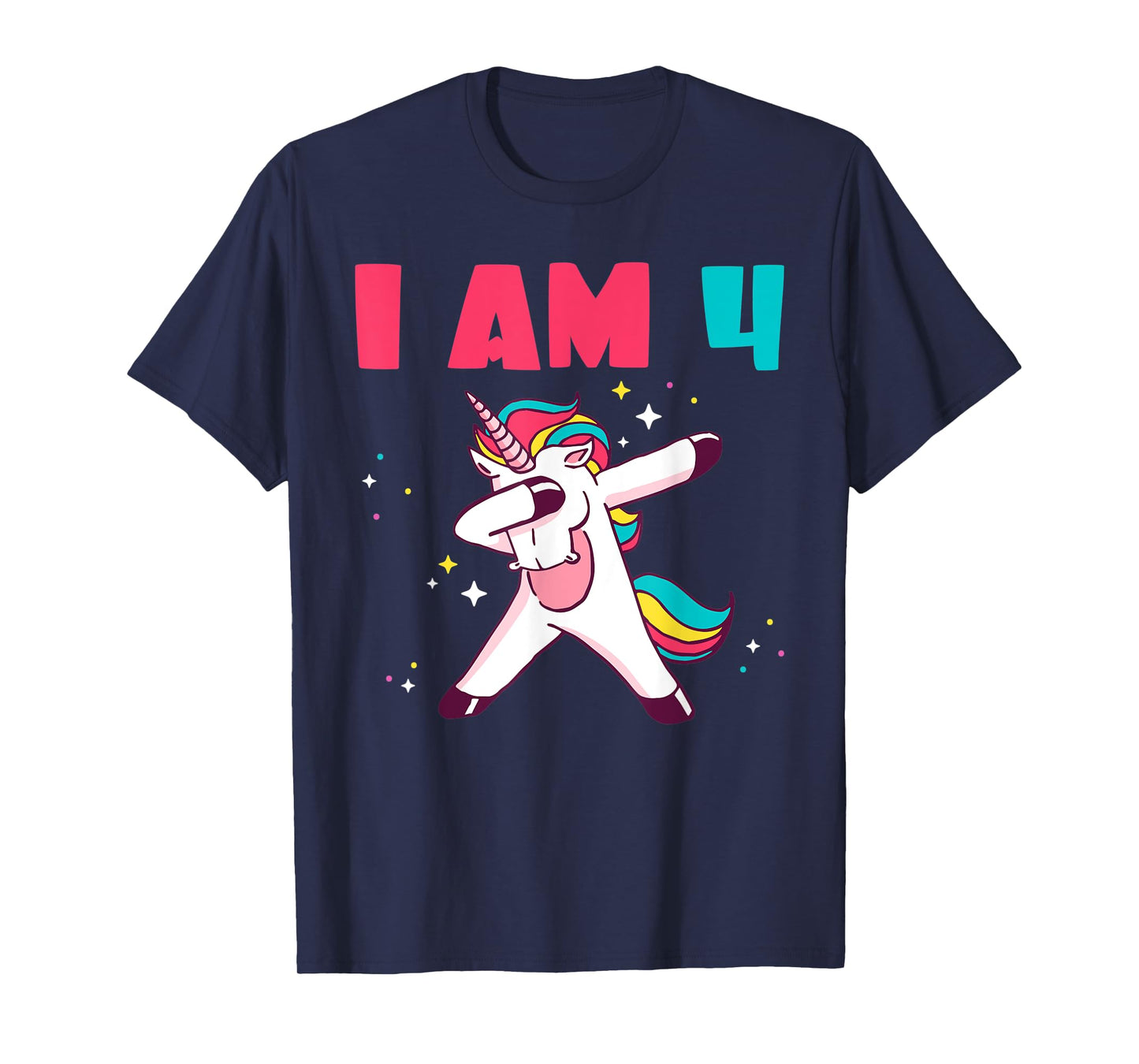 I am 4 Years Magical Unicorn T-Shirt