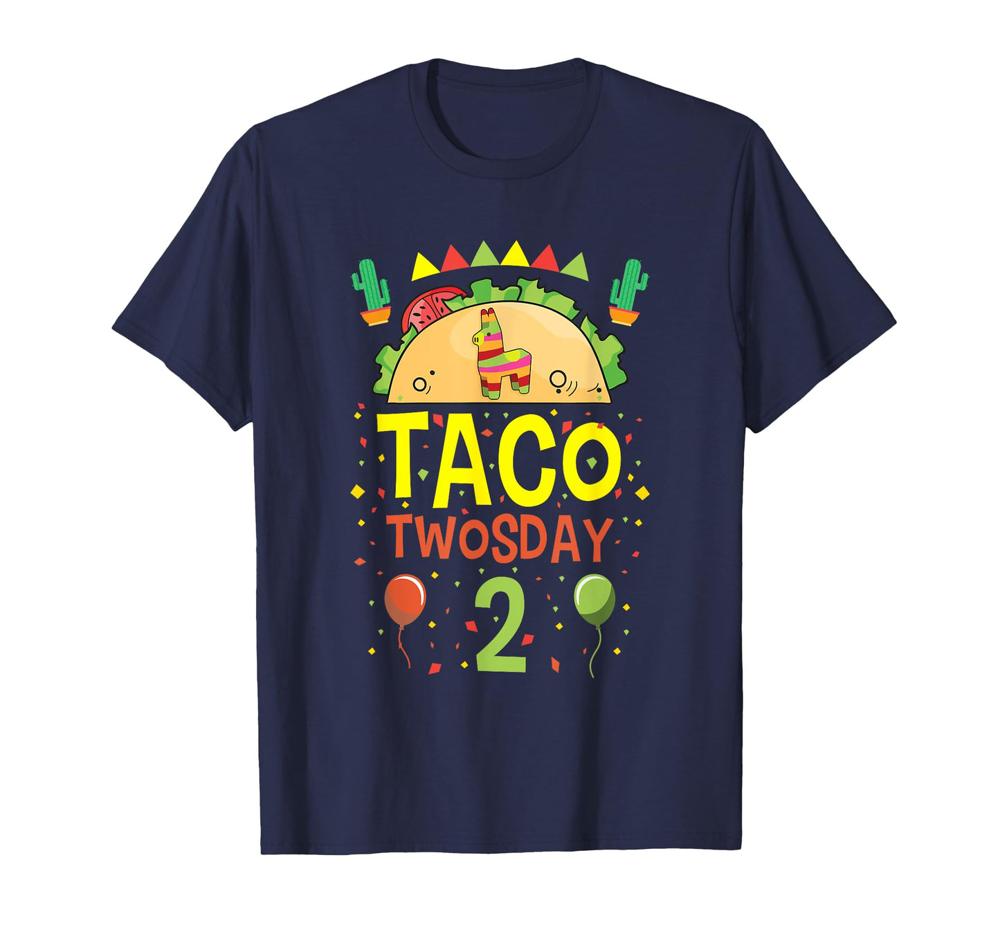 Taco Twosday 2 Two Year Old Boy Girl Birthday Gift T-Shirt