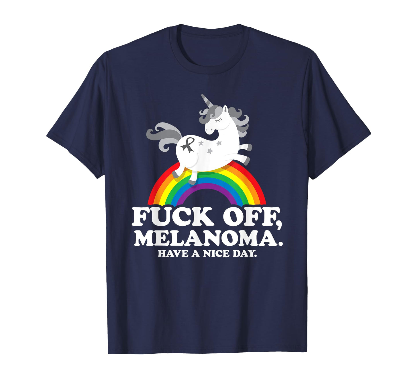 Melanoma Cancer Survivor Shirt | Fuck Melanoma T-Shirt