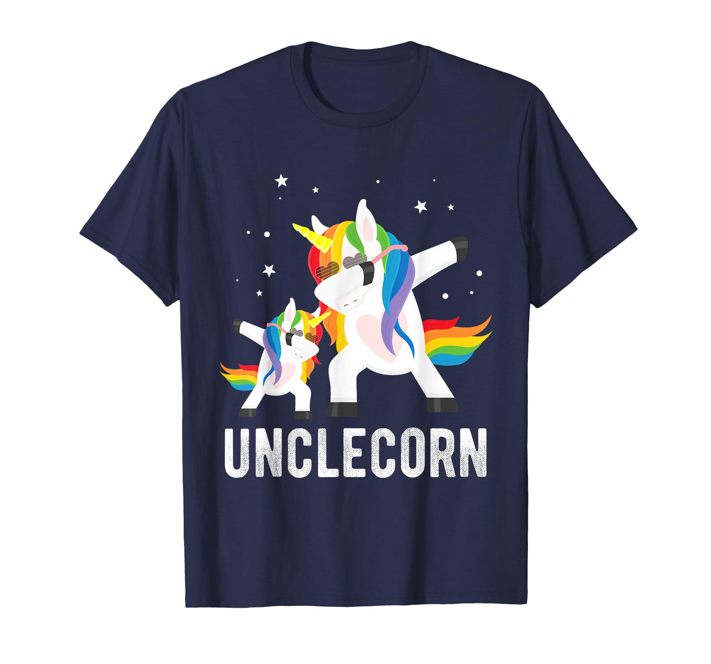 Dabbing Unclecorn, Funny Unicorn Lover Tee for Uncle and Kid T-Shirt