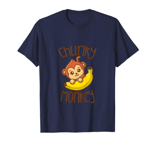 Chunky Monkey Cute Monkey Lover Baby Girl Boy Birthday Boy T-Shirt