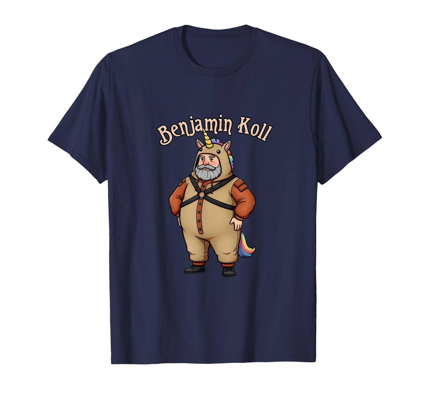 Benjamin Koll Brown Unicorn T-Shirt