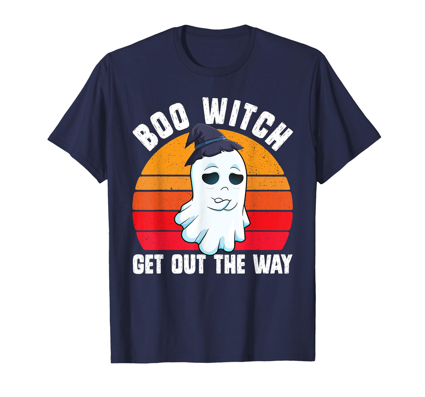 Boo Witch Get Out The Way Funny Halloween Costume Pun T-Shirt