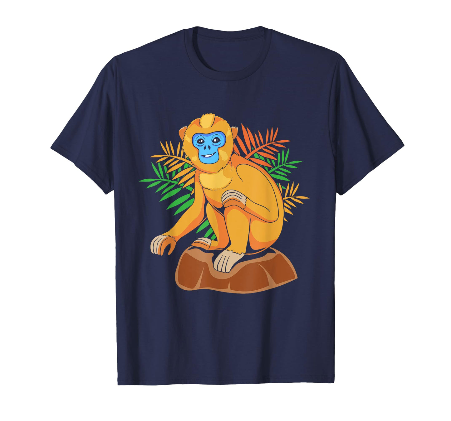 Funny Golden Snub Nosed Monkey Sitting T-Shirt