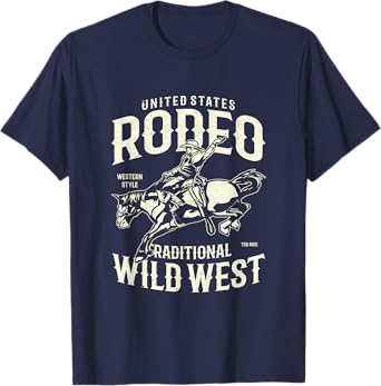 8 Seconds Cowboys Wild West Rodeo T-Shirt