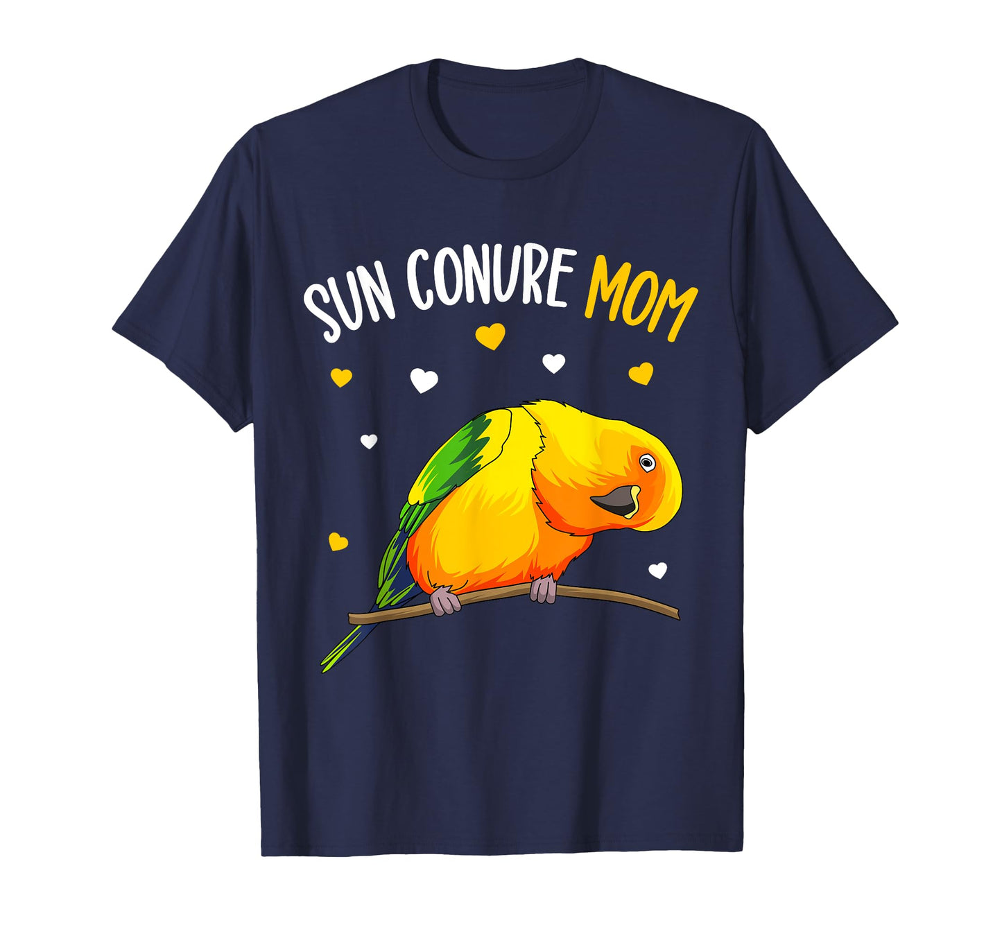 Sun Conure Mom Funny Parrot Bird Lover Women T-Shirt